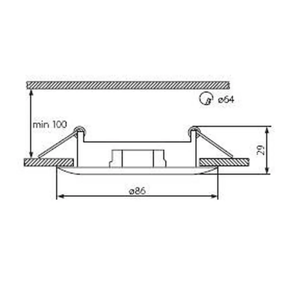 Фото 3 Светильник точечный встраиваемый Kanlux Rodos 4686 под отверстие 75 мм GX5.3 цвет хром Фото 3 Светильник точечный встраиваемый Kanlux Rodos 4686 под отверстие 75 мм GX5.3 цвет хром
