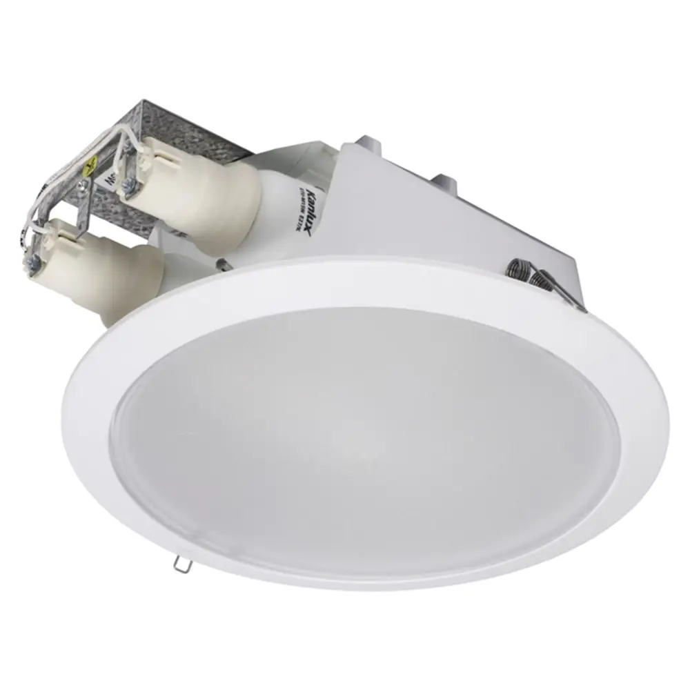 Фото Светильник точечный встраиваемый Kanlux Sid 18330 под отверстие 210 мм E27 цвет белый Фото Светильник точечный встраиваемый Kanlux Sid 18330 под отверстие 210 мм E27 цвет белый