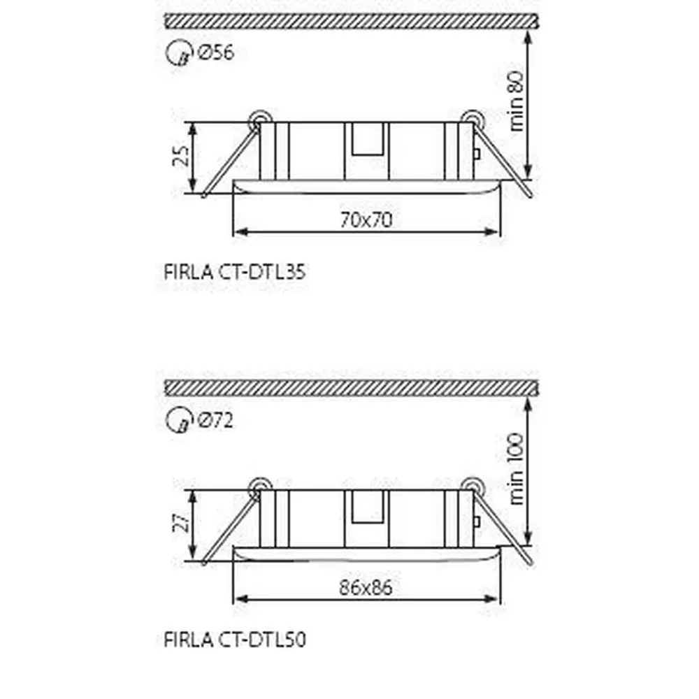 Фото 3 Светильник точечный встраиваемый Kanlux Firla 8664 под отверстие 56 мм GX5.3 цвет хром Фото 3 Светильник точечный встраиваемый Kanlux Firla 8664 под отверстие 56 мм GX5.3 цвет хром