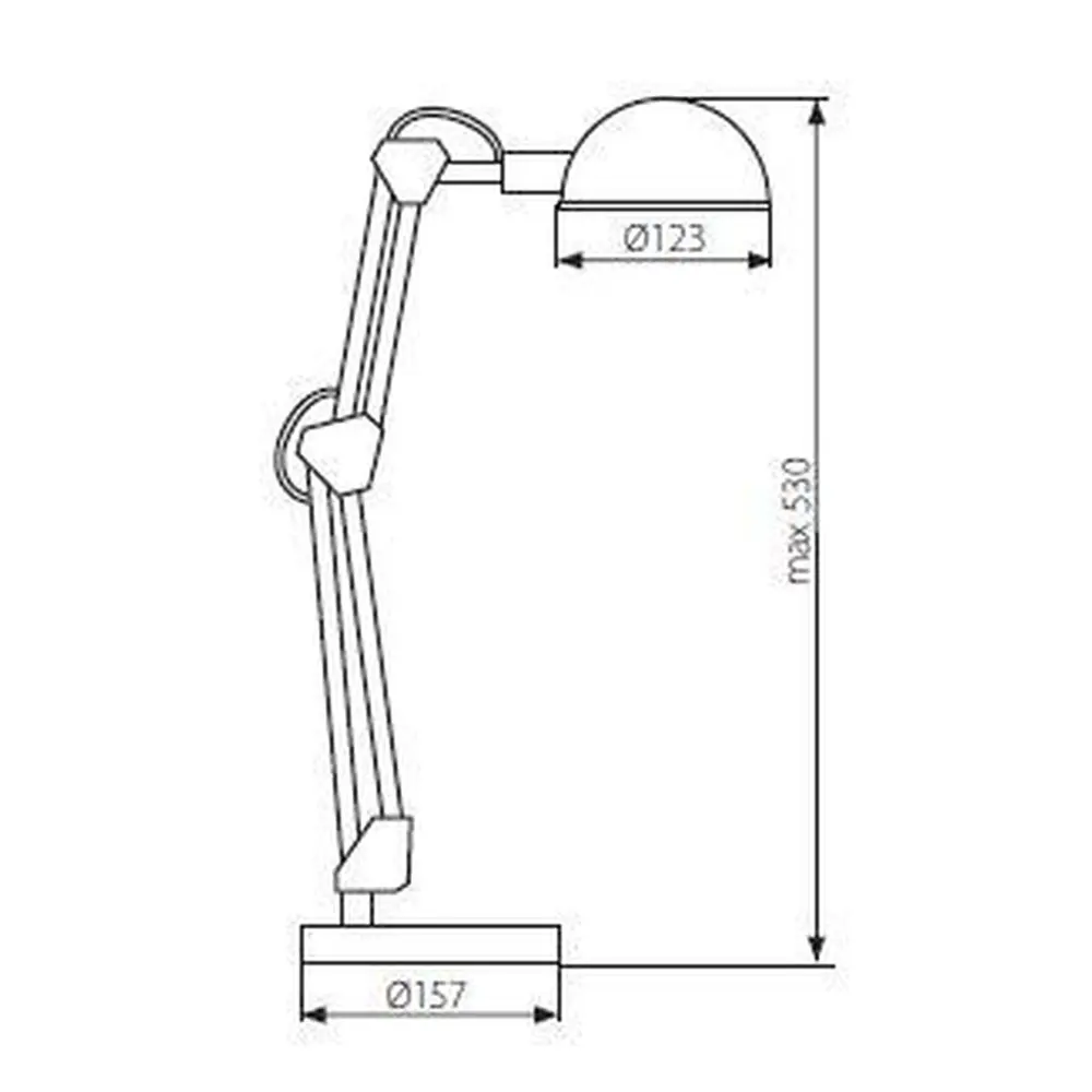 Фото 9 Лампа настольная рабочая Kanlux PIXA KT-40-W 19300 цвет белый Фото 9 Лампа настольная рабочая Kanlux PIXA KT-40-W 19300 цвет белый