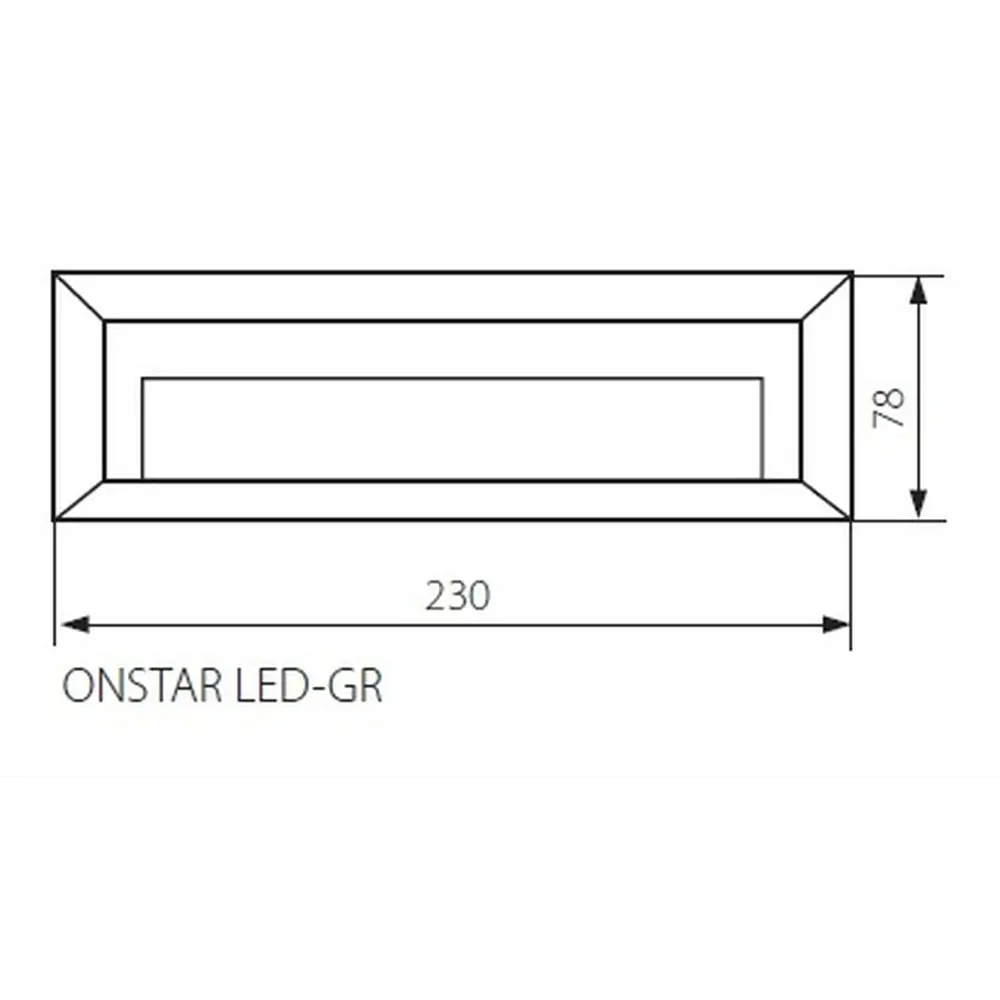 Фото 4 Подсветка для лестницы Kanlux Onstar led-gr цвет серый Фото 4 Подсветка для лестницы Kanlux Onstar led-gr цвет серый