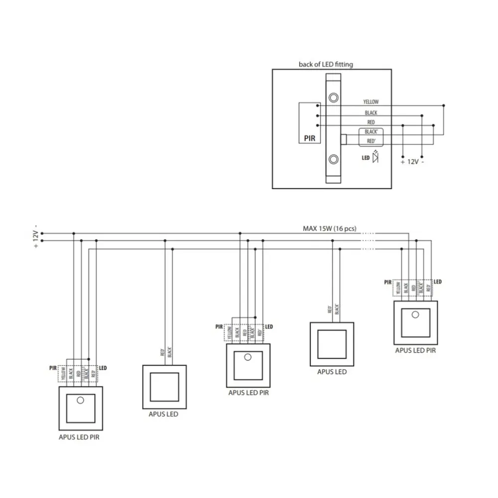 Фото 3 Подсветка для лестницы светодиодная Kanlux Apus pir cw цвет серебристый Фото 3 Подсветка для лестницы светодиодная Kanlux Apus pir cw цвет серебристый