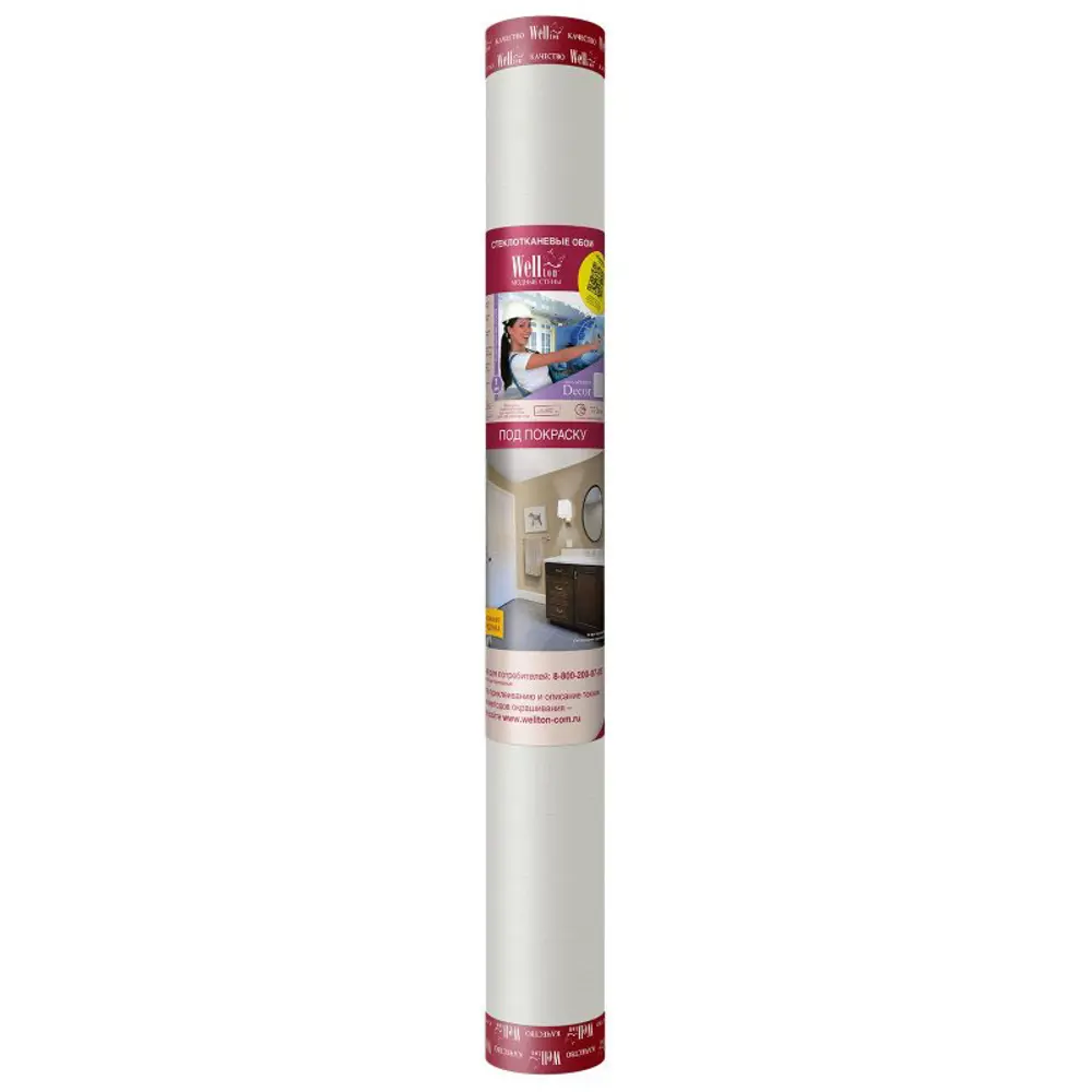 Фото 5 Стеклообои Wellton Бамбук WD 1 м 175 г/м2 Фото 5 Стеклообои Wellton Бамбук WD 1 м 175 г/м2