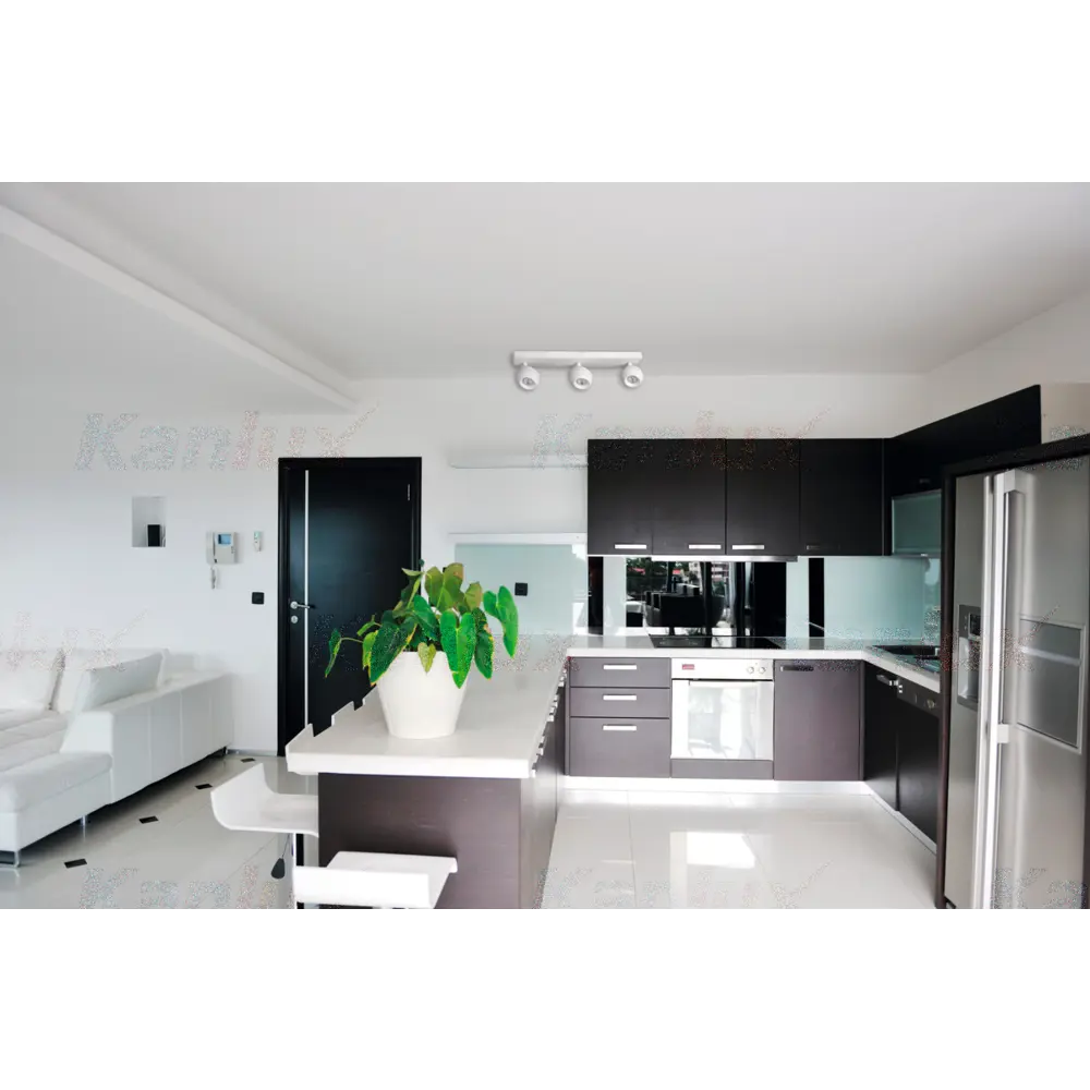 Фото 2 Спот поворотный Kanlux Kan_33676 3 лампы GU10 5 м² цвет белый