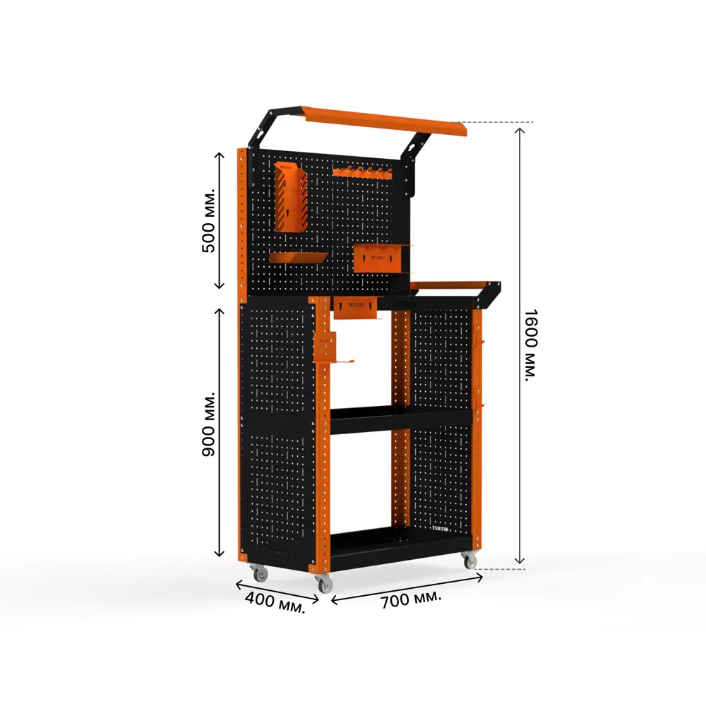 Фото Тележка инструментальная Metalex тип 6 118839 700x400x950 мм Фото Тележка инструментальная Metalex тип 6 118839 700x400x950 мм