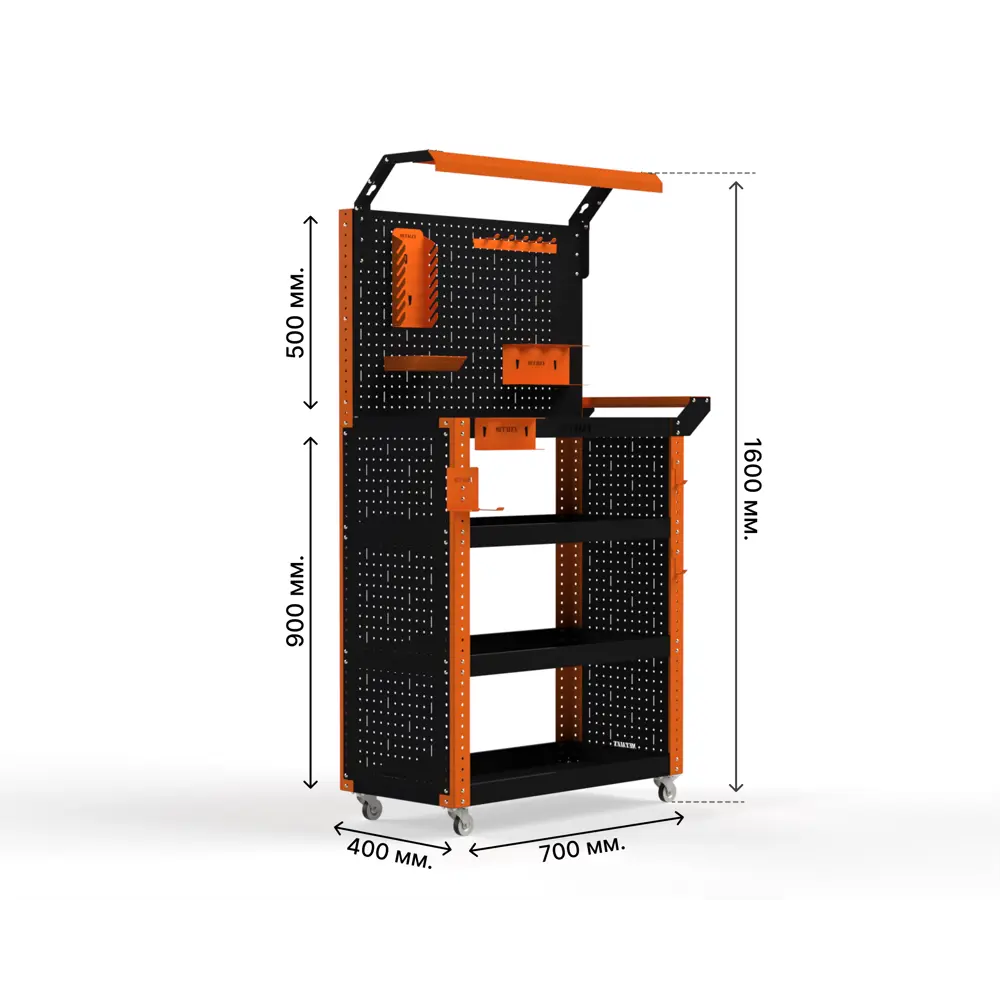 Фото Тележка инструментальная Metalex тип 6 118883 800x450x950 мм Фото Тележка инструментальная Metalex тип 6 118883 800x450x950 мм