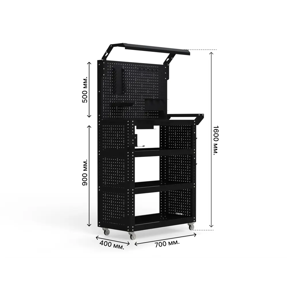 Фото Тележка инструментальная Metalex тип 6 118896 900x450x950 мм Фото Тележка инструментальная Metalex тип 6 118896 900x450x950 мм