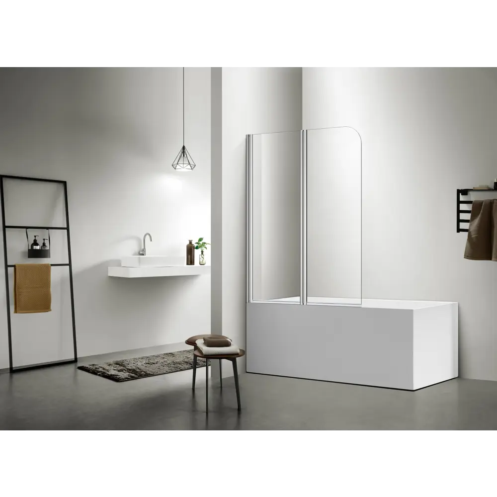 Фото 2 Ширма на ванну aquatek AQ DEL SBA 10015CH 99x150см Фото 2 Ширма на ванну aquatek AQ DEL SBA 10015CH 99x150см