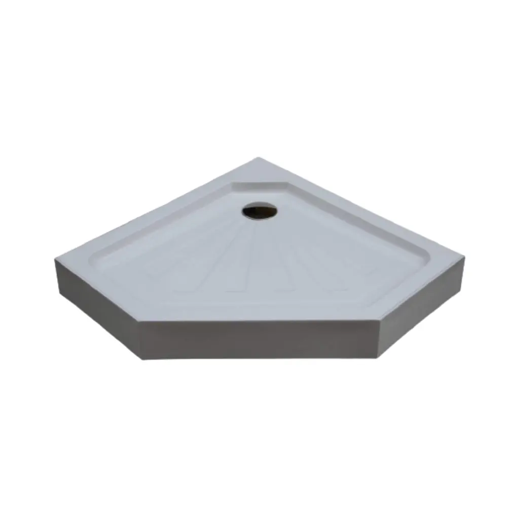 Фото Душевой поддон Ceruttispa P91 пятиугольный акрил 90x90см