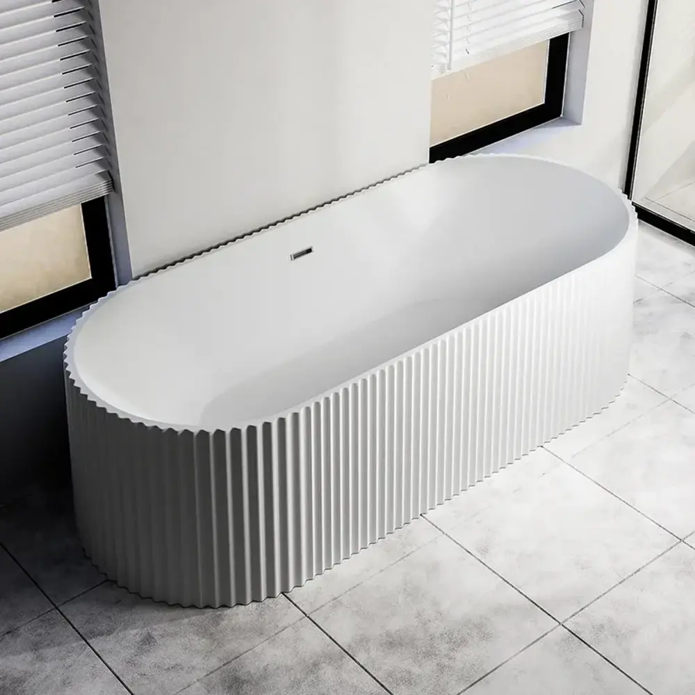 Фото 2 Ванна CeruttiSpa Ceza s 9330 170x75 см с каркасом акриловая овальная цвет белый Фото 2 Ванна CeruttiSpa Ceza s 9330 170x75 см с каркасом акриловая овальная цвет белый