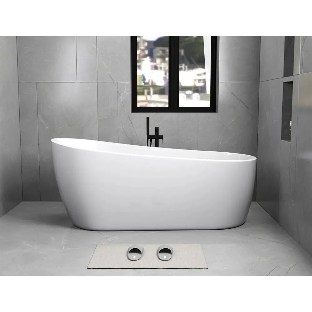 Фото 4 Ванна CeruttiSpa Viva 9127 170x75 см на ножках акриловая овальная цвет белый Фото 4 Ванна CeruttiSpa Viva 9127 170x75 см на ножках акриловая овальная цвет белый