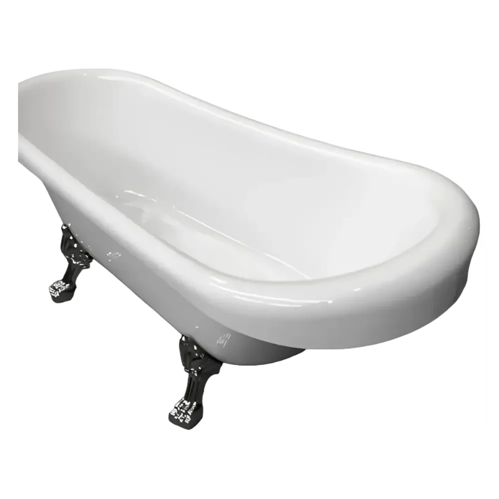 Фото 4 Ванна CeruttiSpa Classic 9323 155x75 см на ножках акриловая овальная цвет белый Фото 4 Ванна CeruttiSpa Classic 9323 155x75 см на ножках акриловая овальная цвет белый