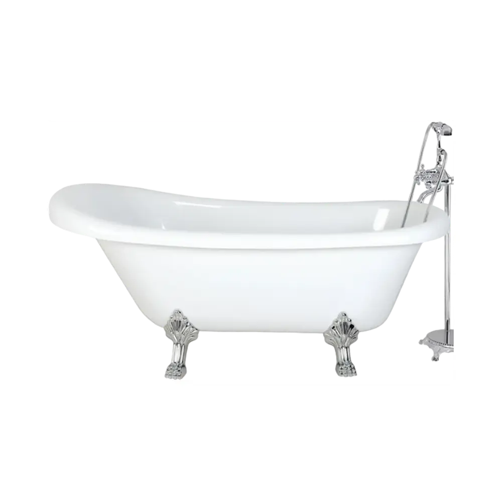 Фото 3 Ванна CeruttiSpa Classic 9323 155x75 см на ножках акриловая овальная цвет белый Фото 3 Ванна CeruttiSpa Classic 9323 155x75 см на ножках акриловая овальная цвет белый