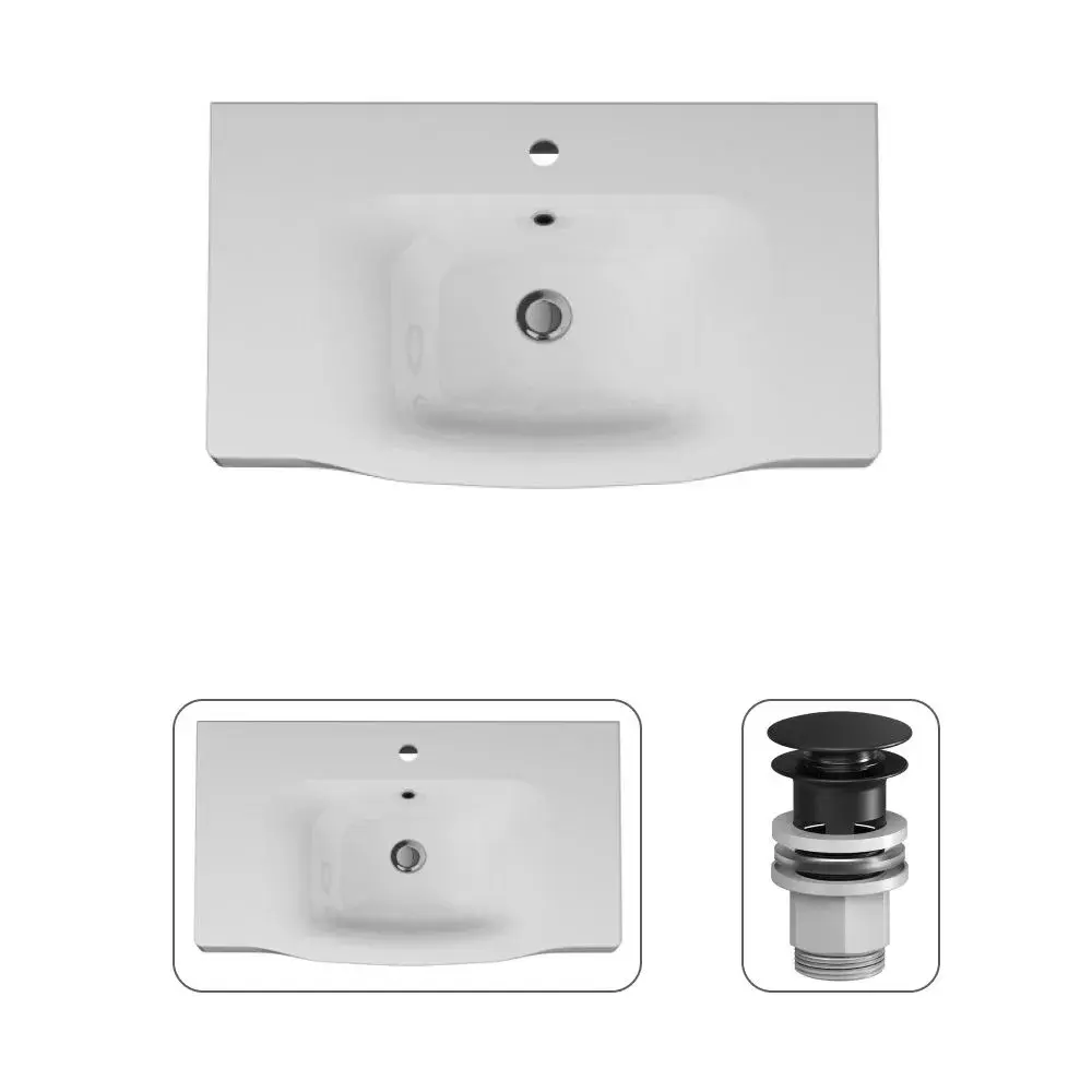 Фото Раковина накладная Am.pm Like 80см цвет белый M80-WCC0802WG-F0700P22