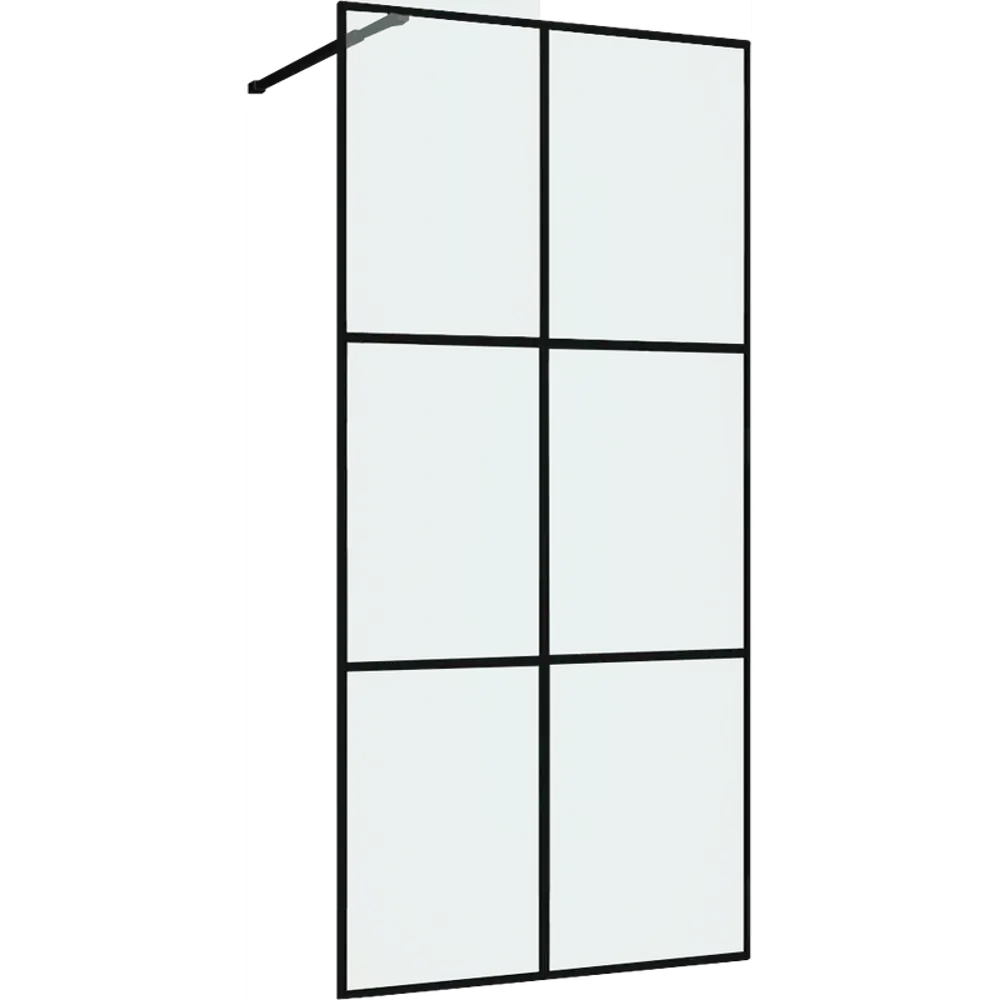 Фото 3 Душевая перегородка Abber AG62100B8 100x200см черный профиль стекло прозрачное Фото 3 Душевая перегородка Abber AG62100B8 100x200см черный профиль стекло прозрачное