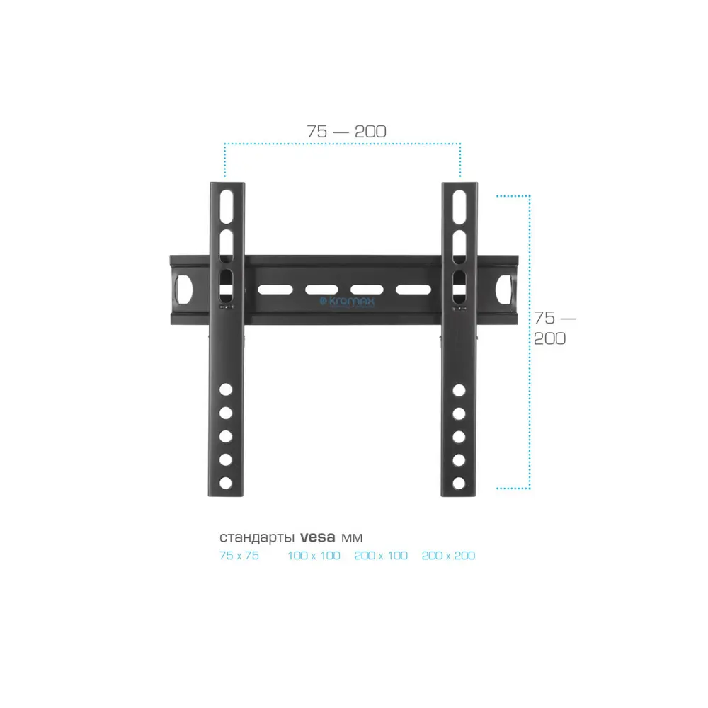 Фото 7 Кронштейн для TV Kromax 24042, 15"-42" цвет черный Фото 7 Кронштейн для TV Kromax 24042, 15"-42" цвет черный