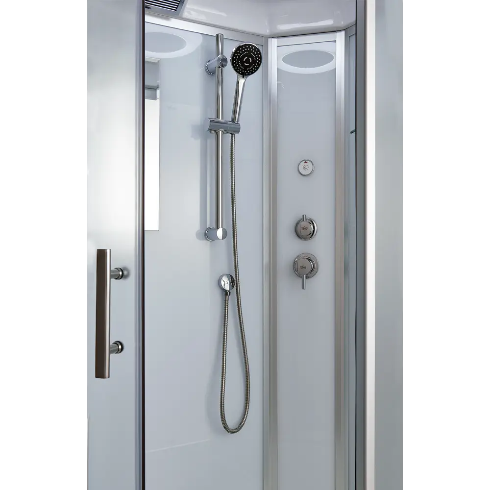 Фото 4 Душевая кабина Timo Standart Т-6610 Silver L 110x85x220 с турецкой баней хамам средний поддон полукруг Фото 4 Душевая кабина Timo Standart Т-6610 Silver L 110x85x220 с турецкой баней хамам средний поддон полукруг