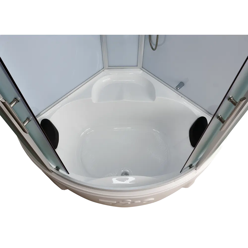 Фото 3 Душевая кабина Timo Standart Т-6635 Silver F 130x130x220 с турецкой баней хамам высокий поддон полукруг Фото 3 Душевая кабина Timo Standart Т-6635 Silver F 130x130x220 с турецкой баней хамам высокий поддон полукруг
