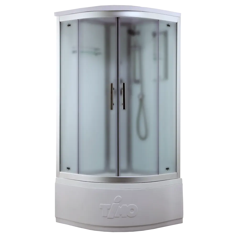 Фото 2 Душевая кабина Timo Standart T-6690 Silver Fabric 90x90x220 с турецкой баней хамам средний поддон полукруг Фото 2 Душевая кабина Timo Standart T-6690 Silver Fabric 90x90x220 с турецкой баней хамам средний поддон полукруг