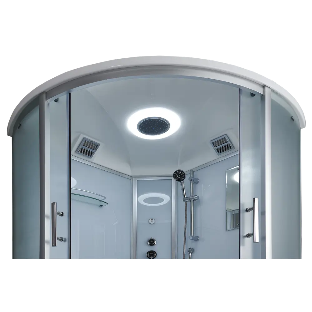 Фото 3 Душевая кабина Timo Standart T-6690 Silver Fabric 90x90x220 с турецкой баней хамам средний поддон полукруг Фото 3 Душевая кабина Timo Standart T-6690 Silver Fabric 90x90x220 с турецкой баней хамам средний поддон полукруг