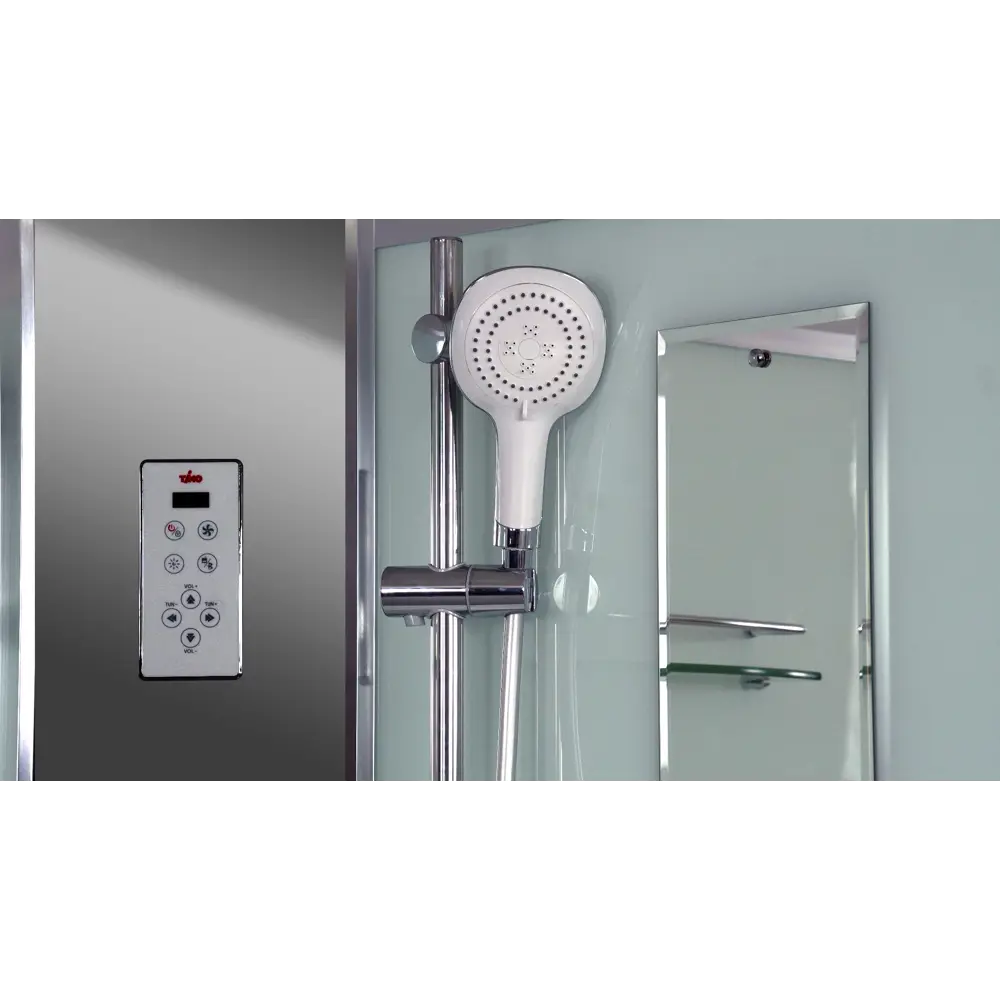 Фото 5 Душевая кабина Timo Comfort T-8815 Fabric Glass 120x90x220 низкий поддон квадрат