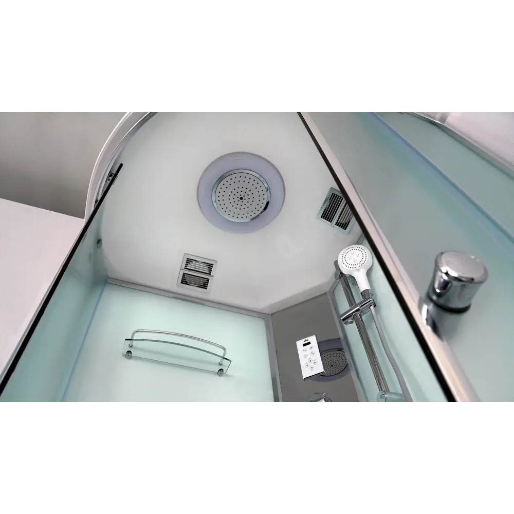 Фото 9 Душевая кабина Timo Comfort T-8890 Fabric Glass 90x90x220 средний поддон 1/4 круга Фото 9 Душевая кабина Timo Comfort T-8890 Fabric Glass 90x90x220 средний поддон 1/4 круга