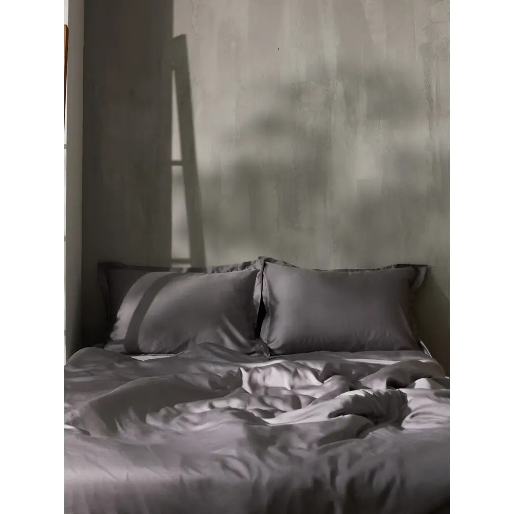 Фото 7 Пододеяльник Sima-land home Tencel 10285288 220x200 см хлопок цвет серый Фото 7 Пододеяльник Sima-land home Tencel 10285288 220x200 см хлопок цвет серый