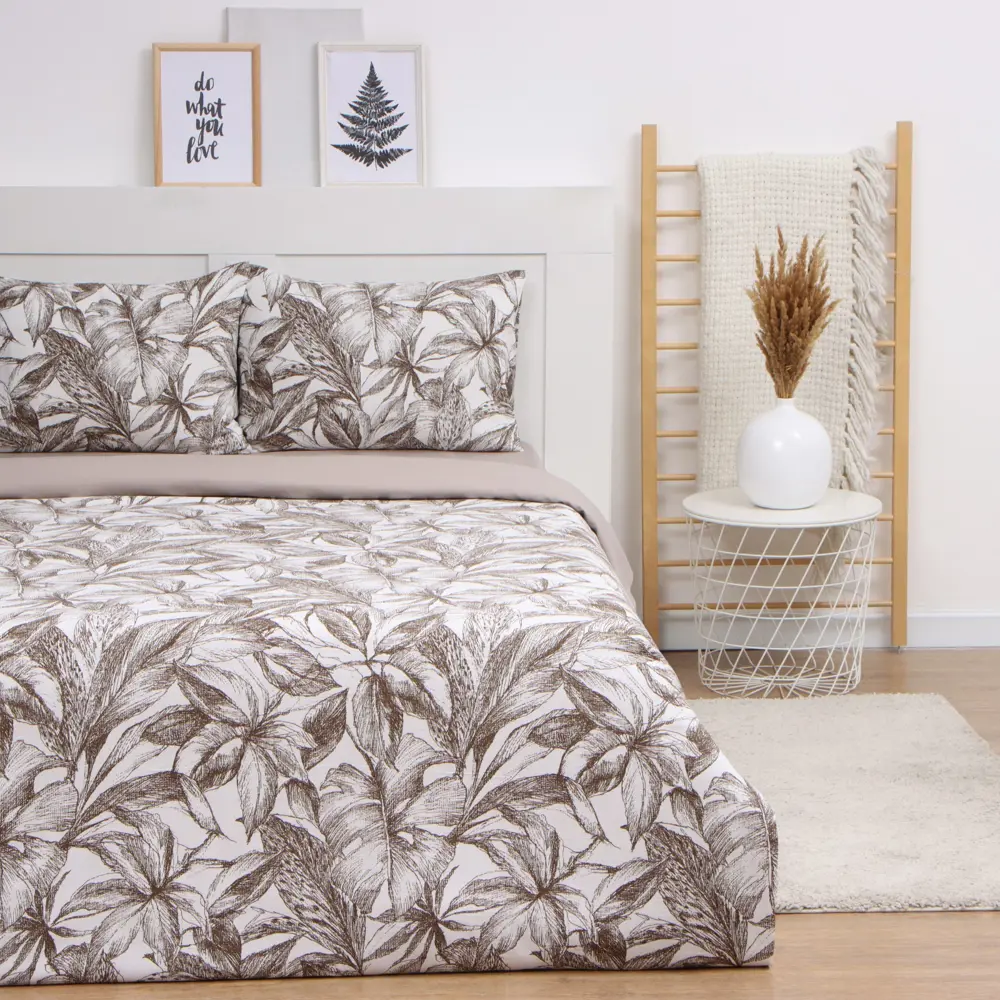 Фото Комплект постельного белья Lovelife Tropics 10322873 хлопок 1.5-спальный наволочки 50 x 70- 2 шт цвет разноцветный Фото Комплект постельного белья Lovelife Tropics 10322873 хлопок 1.5-спальный наволочки 50 x 70- 2 шт цвет разноцветный