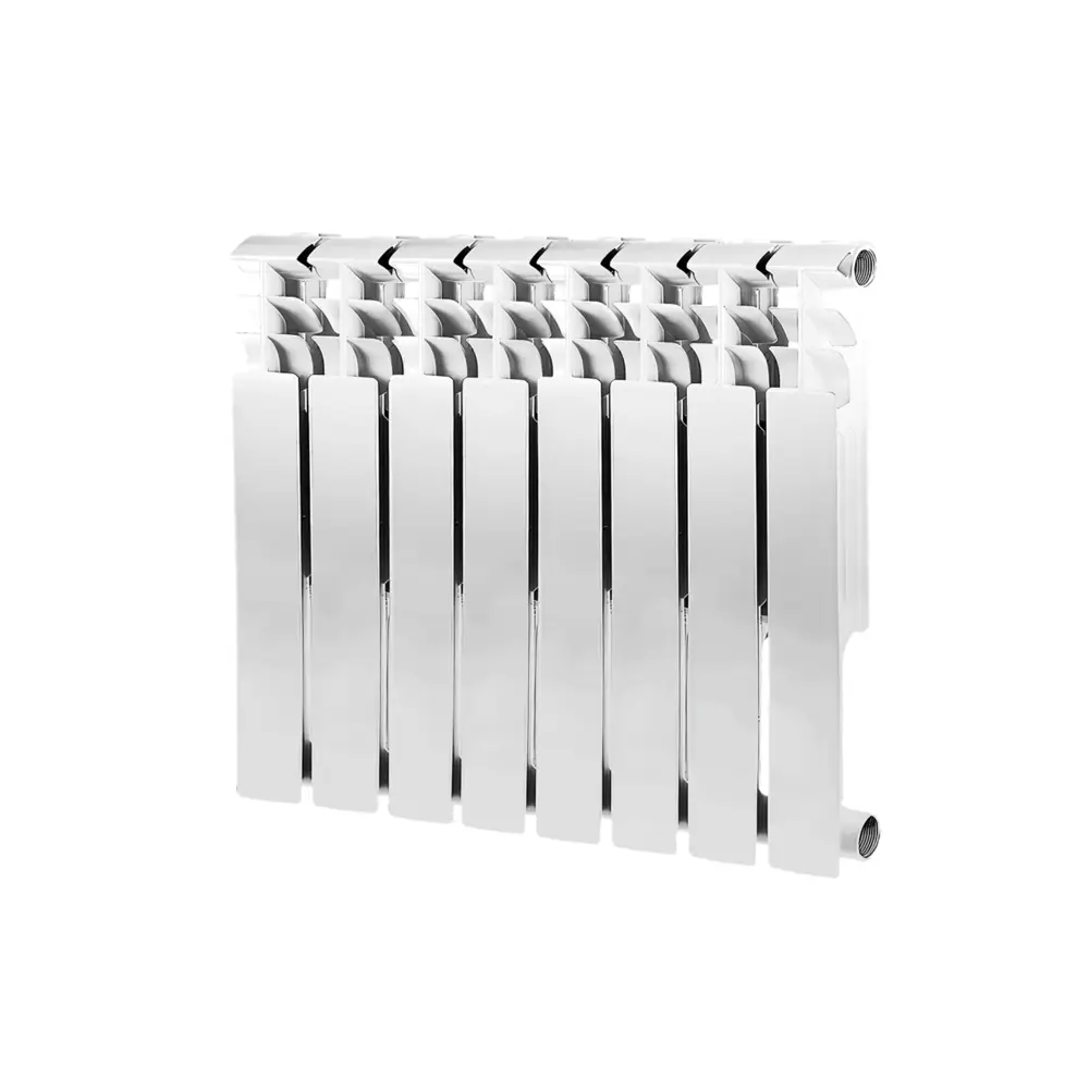 Фото Радиатор секционный Wen Profi Bi 500/150 8 секций боковое подключение биметалл цвет белый без кроншейнов