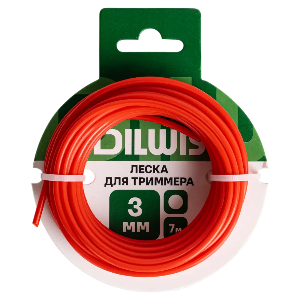 Фото Леска DILWIS 3 мм 7 м цвет красный Фото Леска DILWIS 3 мм 7 м цвет красный