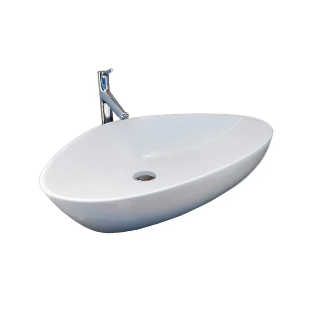 Фото Раковина накладная Ceramalux 9062 358057 67x44 см Фото Раковина накладная Ceramalux 9062 358057 67x44 см