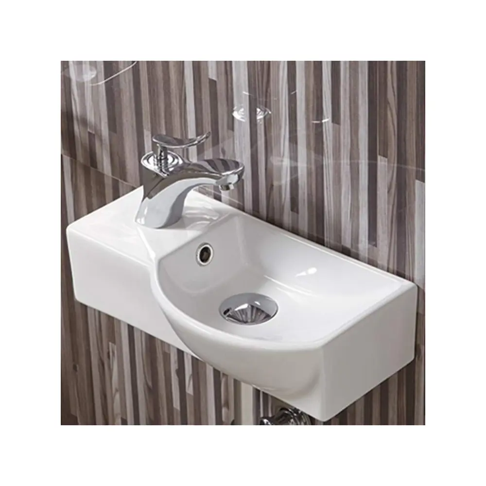 Фото 2 Раковина подвесная Ceramalux 7947AR 358022 40.50x22.50 см цвет белый Фото 2 Раковина подвесная Ceramalux 7947AR 358022 40.50x22.50 см цвет белый