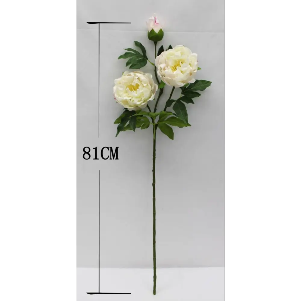 Фото 2 Искусственное растение Пион белый 7 шт Фото 2 Искусственное растение Пион белый 7 шт