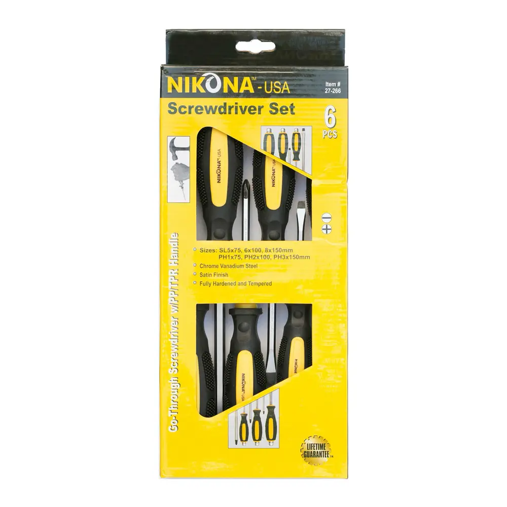 Фото Набор отверток Nikona 27-266, 6 шт