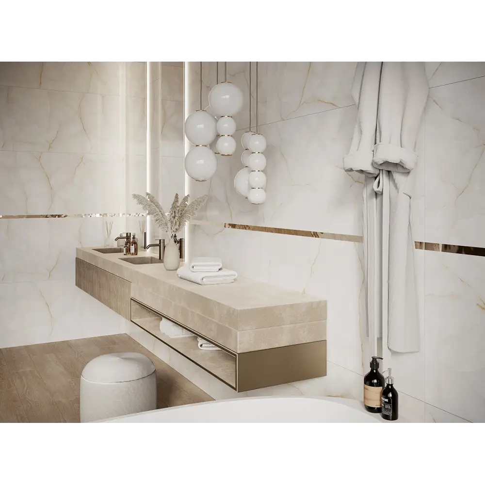 Фото 9 Керамогранит Laparet Onyx Clowdy x9999282592 60x120см 1.44 м² цвет белый, цена за упаковку Фото 9 Керамогранит Laparet Onyx Clowdy x9999282592 60x120см 1.44 м² цвет белый, цена за упаковку