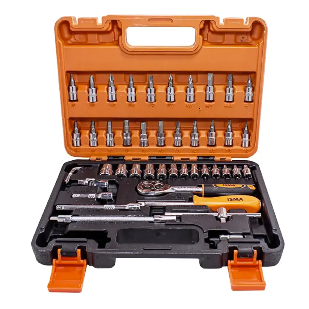 Фото 3 Набор инструментов Isma ISMA-2462-5 Euro, 46 предметов