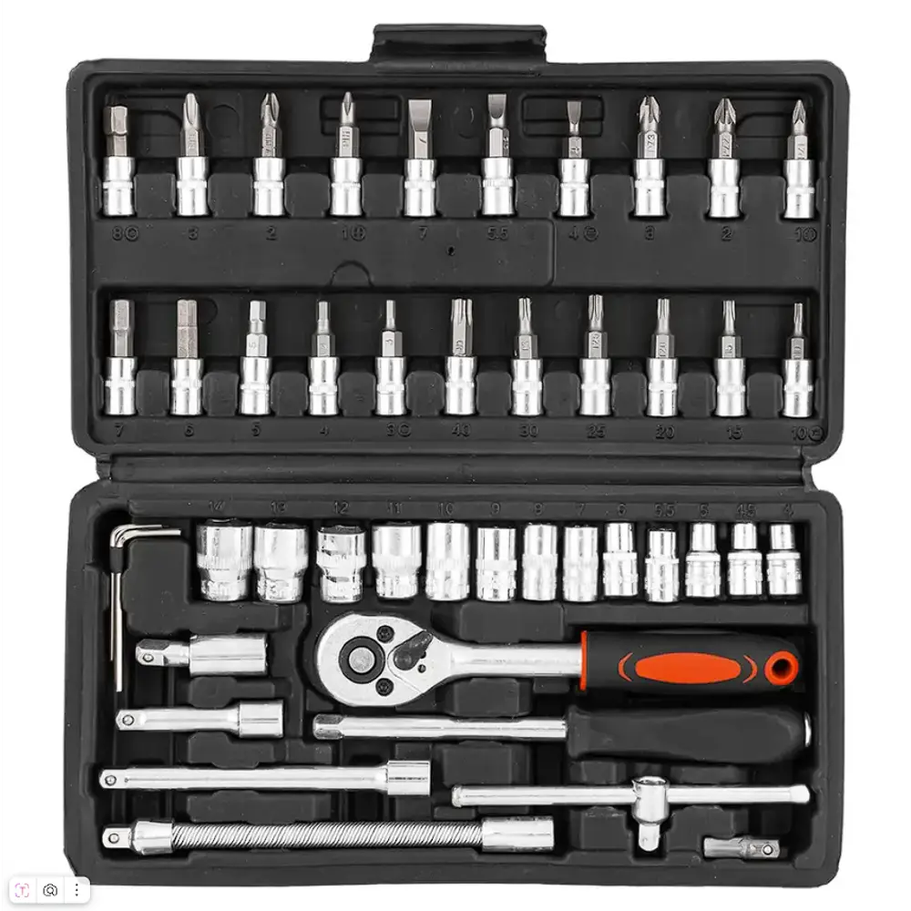 Фото 3 Набор инструментов Kingtul KT-2462-46, 46 предметов Фото 3 Набор инструментов Kingtul KT-2462-46, 46 предметов