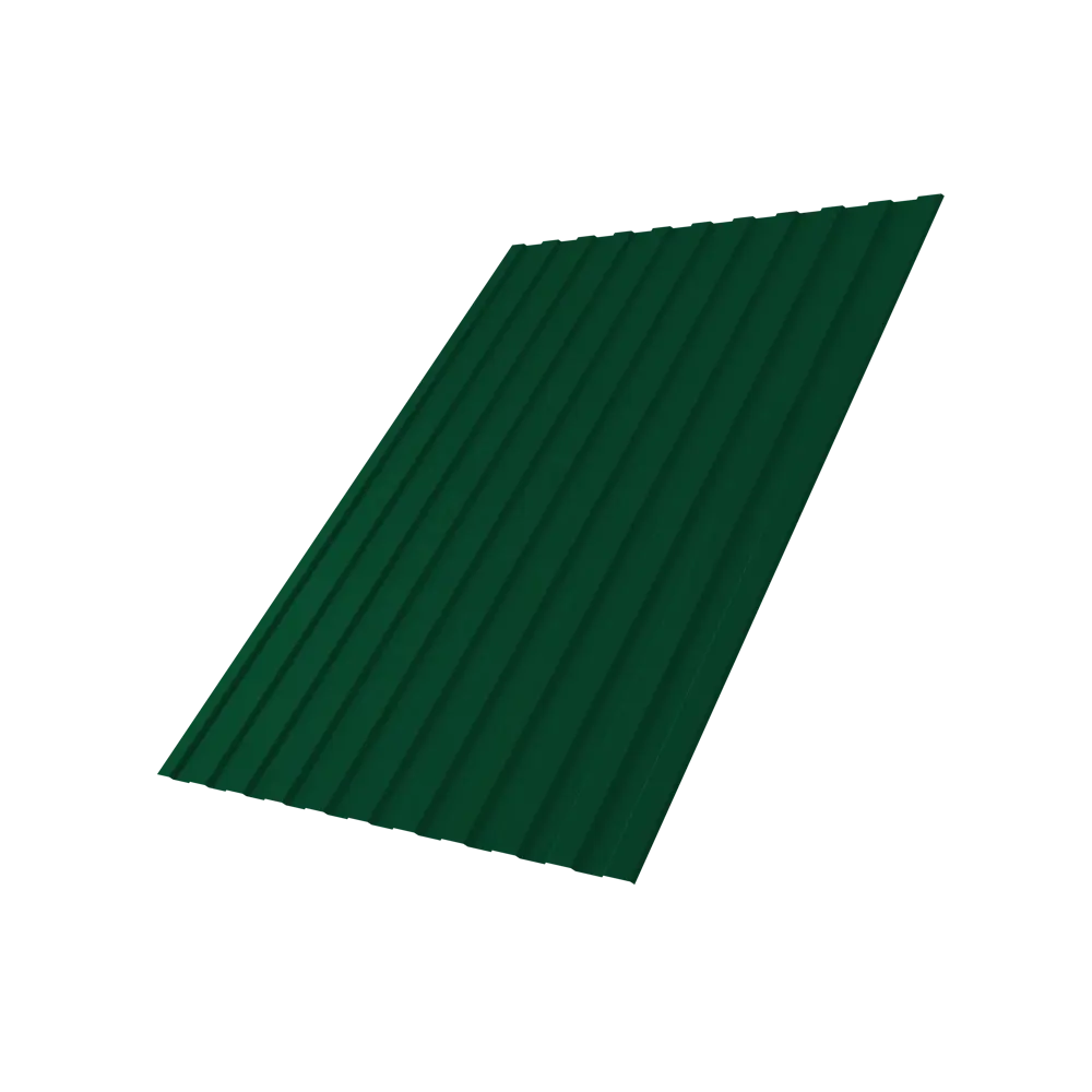 Фото Профнастил С8 0.4 мм 1200x2000 мм RAL 6005 зеленый Фото Профнастил С8 0.4 мм 1200x2000 мм RAL 6005 зеленый