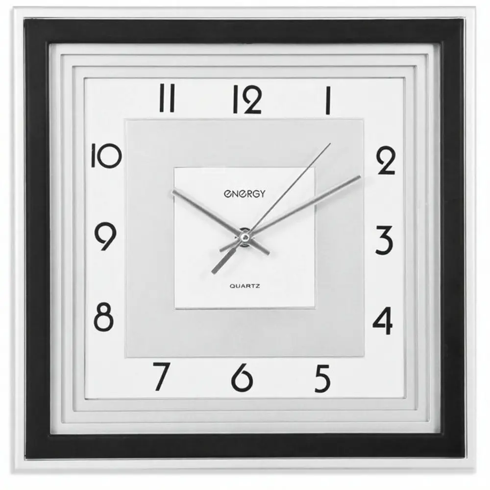 Фото 2 Часы настенные кварцевые Energy модель ЕС-11 квадратные Фото 2 Часы настенные кварцевые Energy модель ЕС-11 квадратные