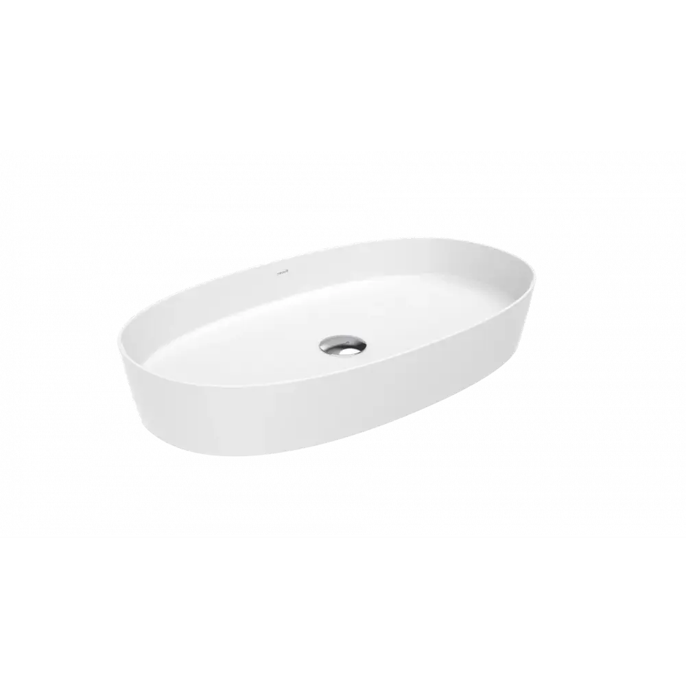 Фото Раковина накладная Creavit Loop LP170-00CB00E-0000 белая глянцевая 70см