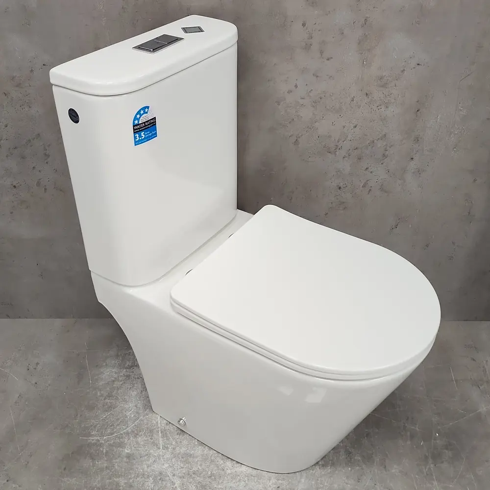 Фото 2 Унитаз-компакт Bloomix Lime 3.0 AD3055T/UF1 безободковый торнадо Фото 2 Унитаз-компакт Bloomix Lime 3.0 AD3055T/UF1 безободковый торнадо