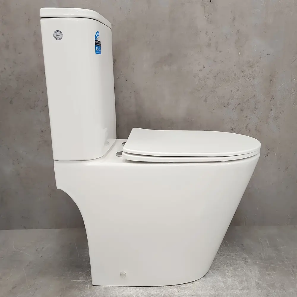 Фото 5 Унитаз-компакт Bloomix Lime 3.0 AD3055T/UF1 безободковый торнадо Фото 5 Унитаз-компакт Bloomix Lime 3.0 AD3055T/UF1 безободковый торнадо