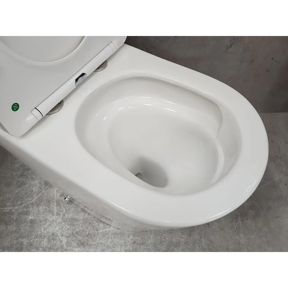 Фото 4 Унитаз-компакт Bloomix Lime 3.0 AD3055T/UF1 безободковый торнадо Фото 4 Унитаз-компакт Bloomix Lime 3.0 AD3055T/UF1 безободковый торнадо