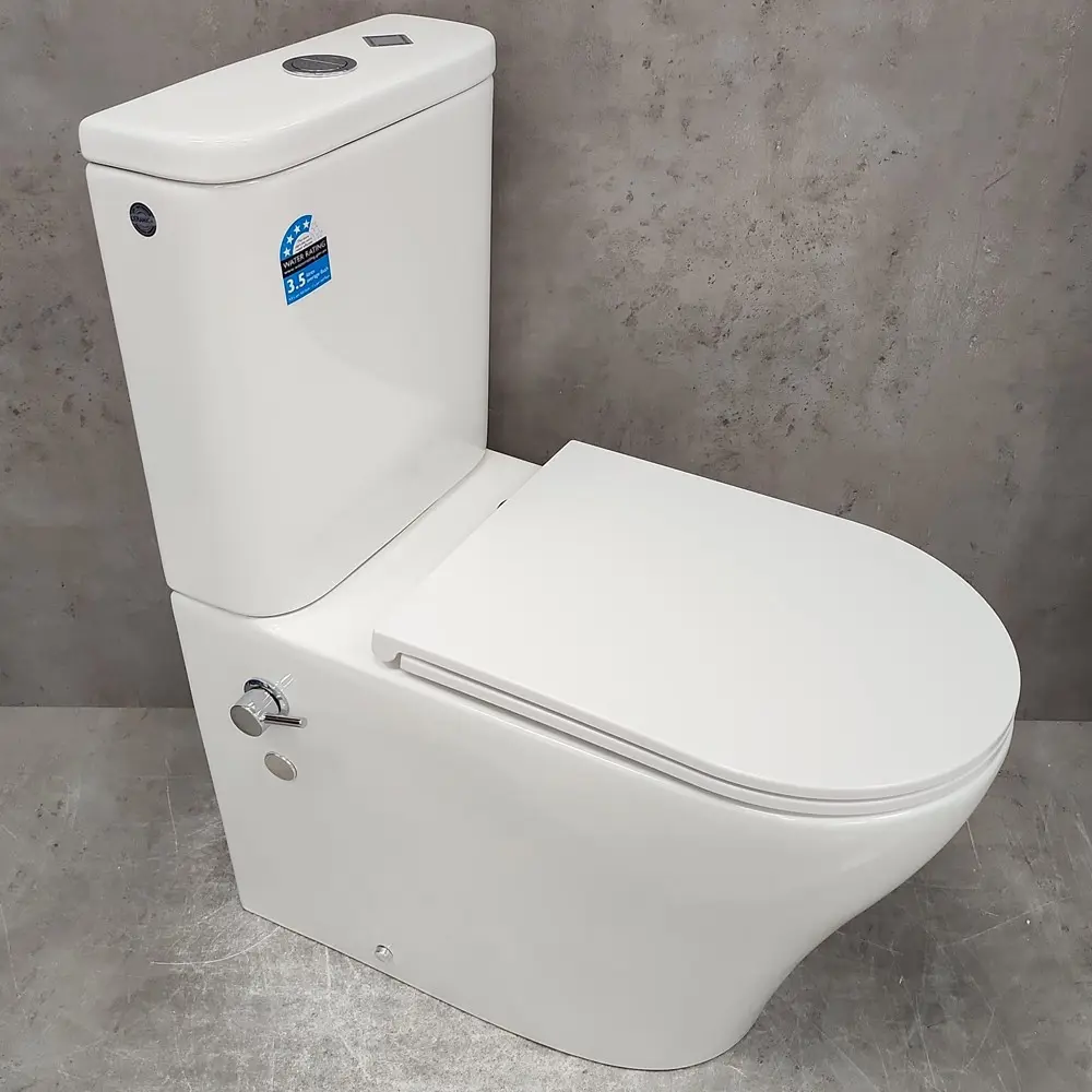 Фото 3 Унитаз-компакт Bloomix Barron AD3091RSB/UF1 Ceramic+ безободковый с функцией биде и смесителем Фото 3 Унитаз-компакт Bloomix Barron AD3091RSB/UF1 Ceramic+ безободковый с функцией биде и смесителем