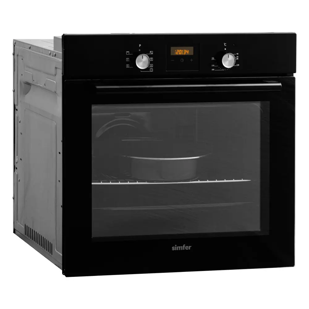Фото 22 Электрический встраиваемый духовой шкаф Simfer B6EB56024 60х59.5х56.5 см цвет черный Фото 22 Электрический встраиваемый духовой шкаф Simfer B6EB56024 60х59.5х56.5 см цвет черный