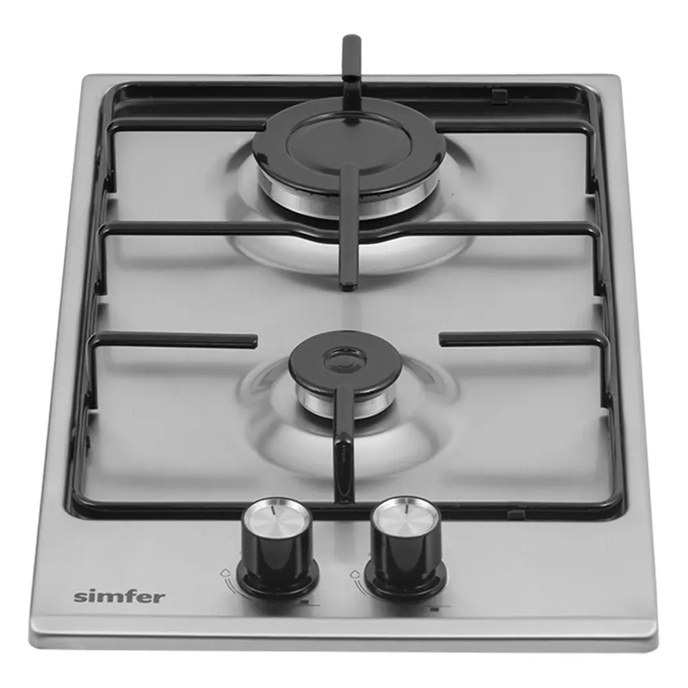 Фото 20 Газовая варочная панель Simfer H30V20411 30 см 2 конфорки цвет серебряный Фото 20 Газовая варочная панель Simfer H30V20411 30 см 2 конфорки цвет серебряный