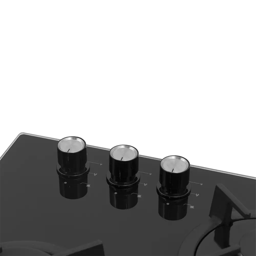 Фото 3 Газовая варочная панель Simfer H45N30B416 45 см 3 конфорки цвет черный