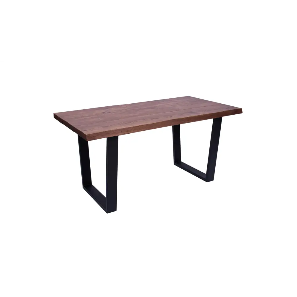 Фото 3 Стол прямоугольный М-трейд 160x80 см массив дерева цвет мореный дуб Фото 3 Стол прямоугольный М-трейд 160x80 см массив дерева цвет мореный дуб