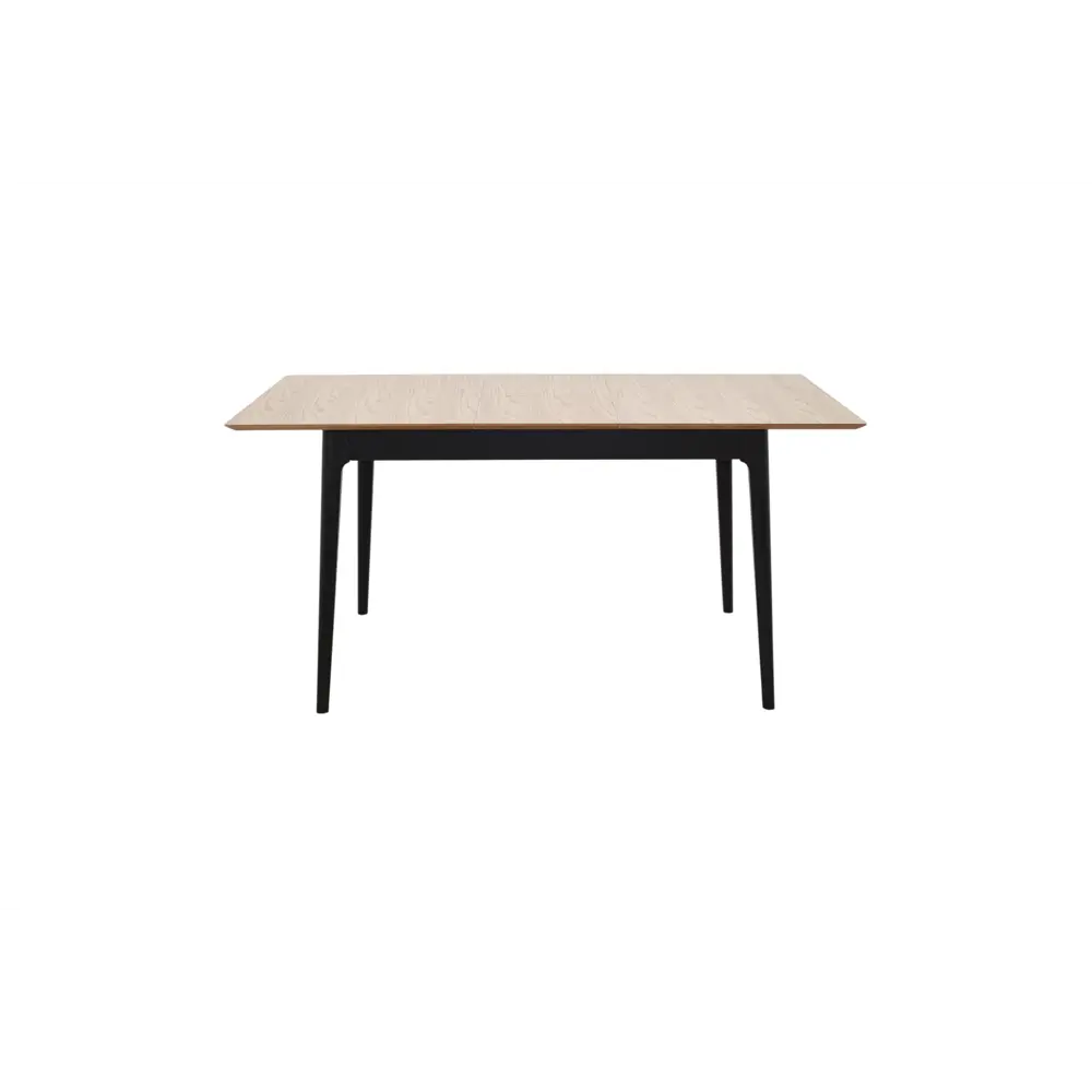 Фото 3 Раздвижной прямоугольный Aurora 120x155 см шпон цвет дуб светлый/черн. Фото 3 Раздвижной прямоугольный Aurora 120x155 см шпон цвет дуб светлый/черн.