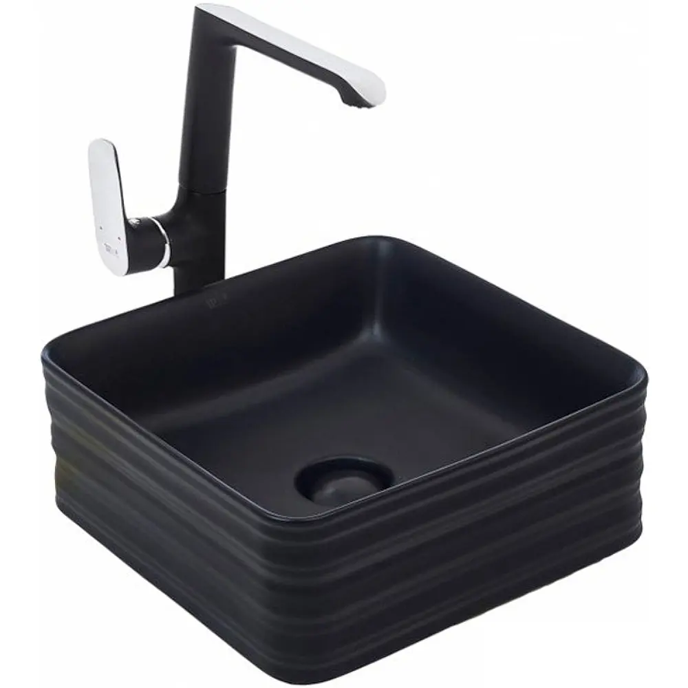 Фото Раковина накладная WeltWasser Elbach 20755 MB 40 см